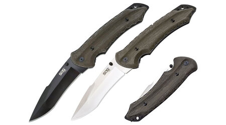 купите Нож складной SOG Kiku Folder Large Satin и Black TiNi / KU1011 - KU1012 в Севастополе