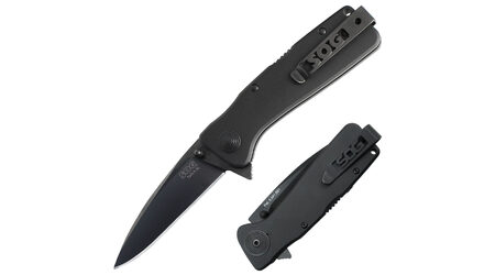 купите Полуавтоматический складной нож SOG Twitch XL Black TiNi / TWI21 в Севастополе