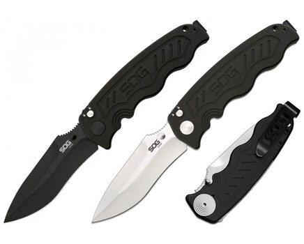Купите полуавтоматический складной нож SOG Zoom Spring Assisted Satin и Black TiNi (ZM1011 - ZM1012) в Севастополе в нашем интернет-магазине