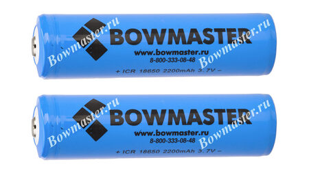 купите Литий-ионный аккумулятор с защитой BowMaster 18650 2400 mAh (2 шт.) в Севастополе