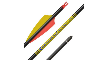 купите Карбоновая стрела для лука Bowmaster Nimrod с оперением Shield 3" (Боумастер Нимрод), упак. 12 шт. в Севастополе