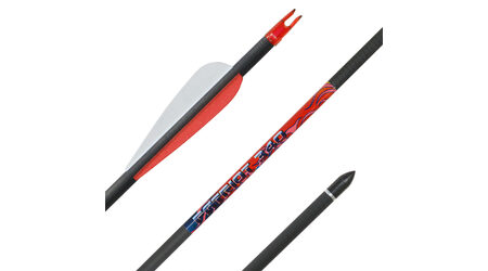 купите Карбоновая стрела для лука Bowmaster Patriot 340, оперение  3'' Streamline  в Севастополе