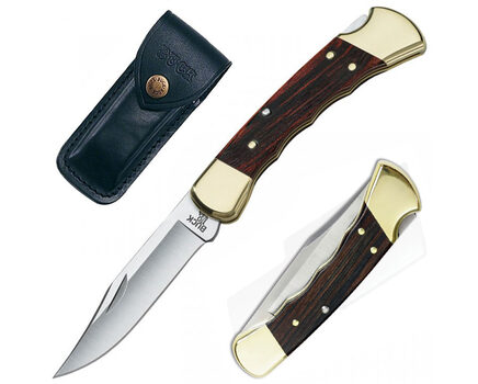 Купите складной нож Buck 110 Folding Hunter с выемками под пальцы 420HC 0110BRSFG в Севастополе в нашем интернет-магазине