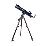 Телескоп Levenhuk Strike 90 PLUS для любителей астрономии (рефрактор, 90мм, F=600мм, 1:6.7) на азимутальной монтировке