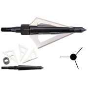 Наконечники охотничьи Man-kung MK-3BAL фиксированные, 100 гран, 3 лезвия (3 шт.)