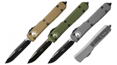 купите Автоматический выкидной нож Microtech Ultratech S/E Standard Drop Point / 121-1GY - 121-1OD - 121-1TA в Севастополе