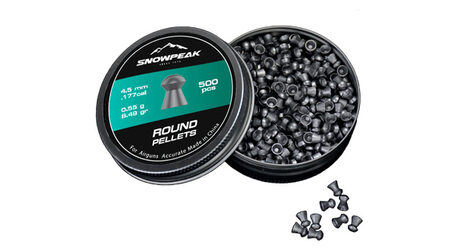 купите Свинцовые пульки для пневматики SnowPeak Round калибр 4.5 мм в Севастополе