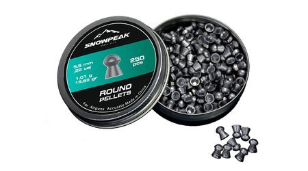 купите Свинцовые пульки для пневматики SnowPeak Round калибр 5.5 мм в Севастополе