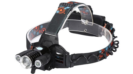 купите Светодиодный налобный фонарь UltraFire W-603 (Cree XML T6 + 2 Q5) 3500 люмен в Севастополе